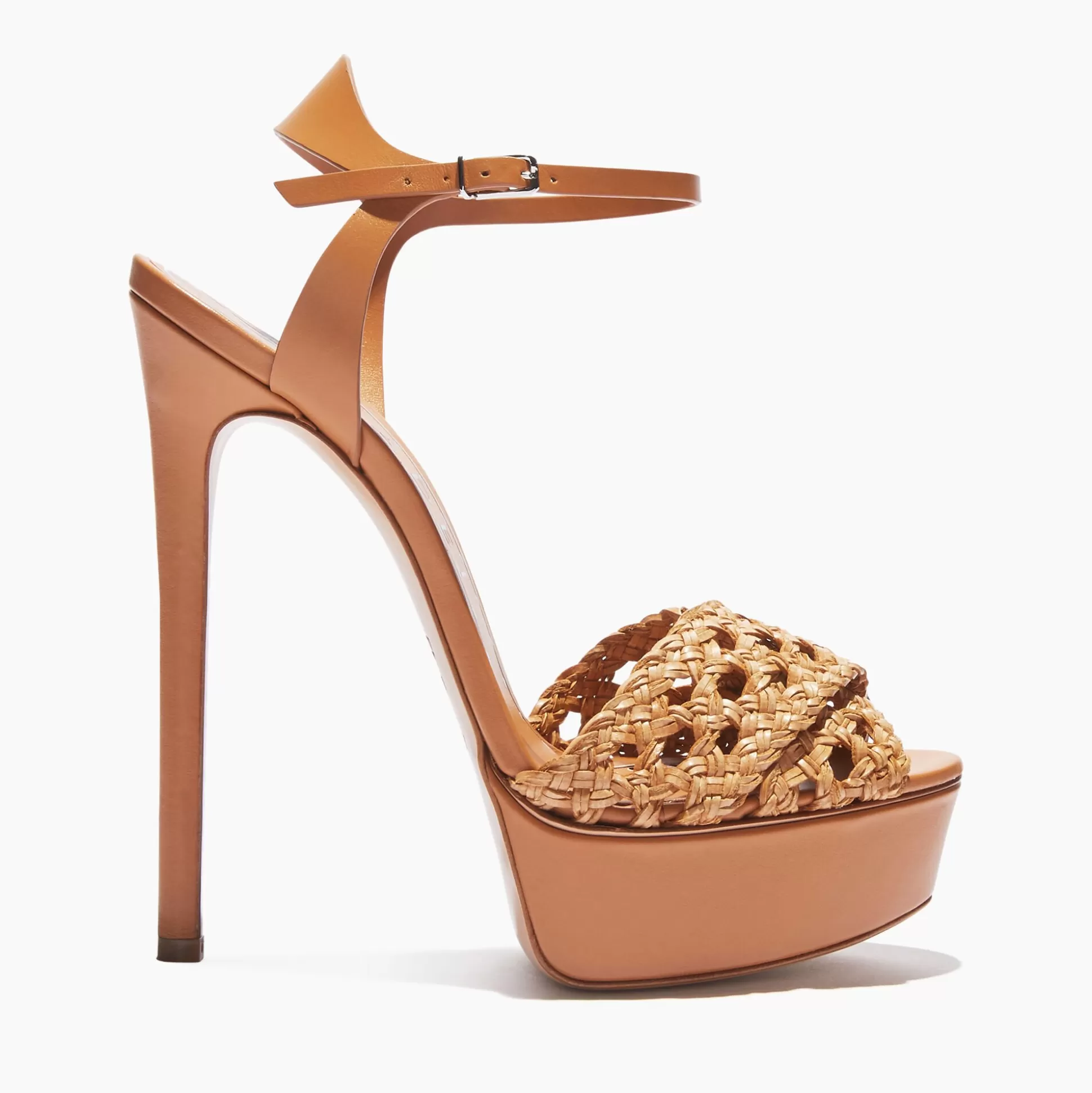 Casadei Flora Versilia Platform Sandals Natur Fashion